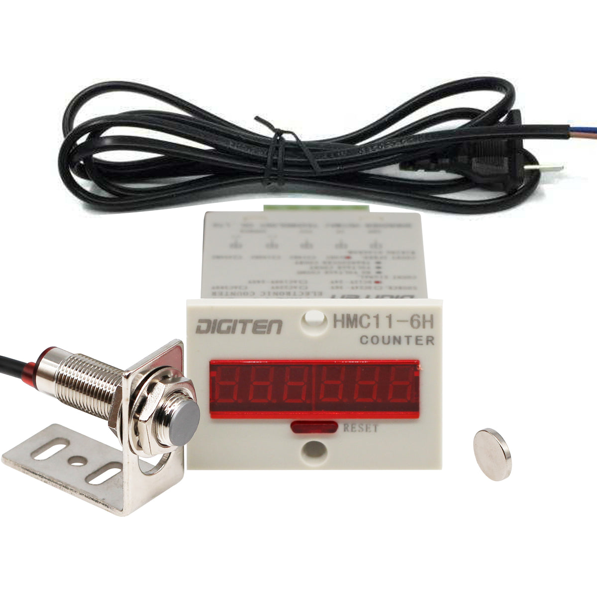 DS-48  Digital Counter with 2x4 Digit LED Display - Tense Electronics