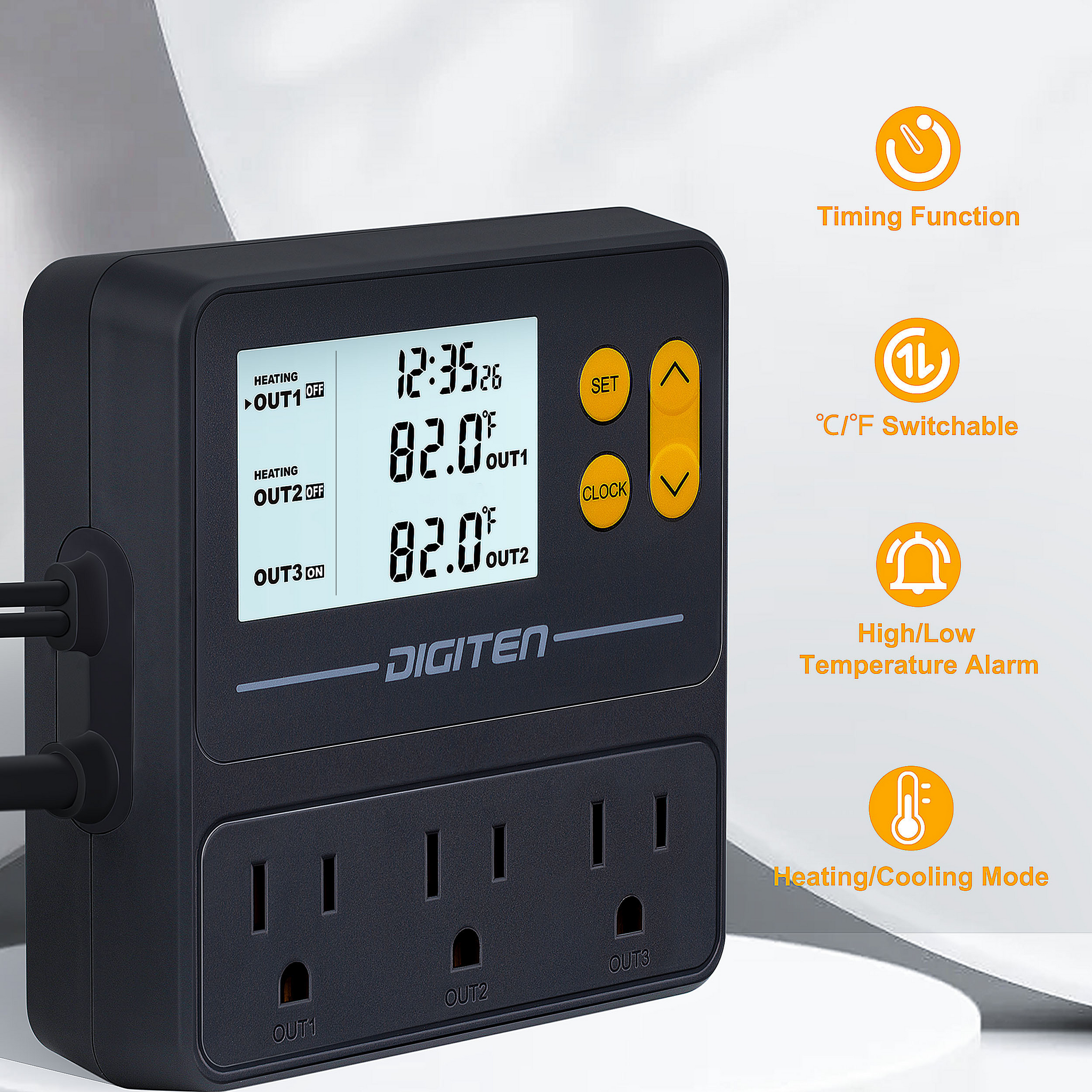 Outlet Thermostat Temperature Controller