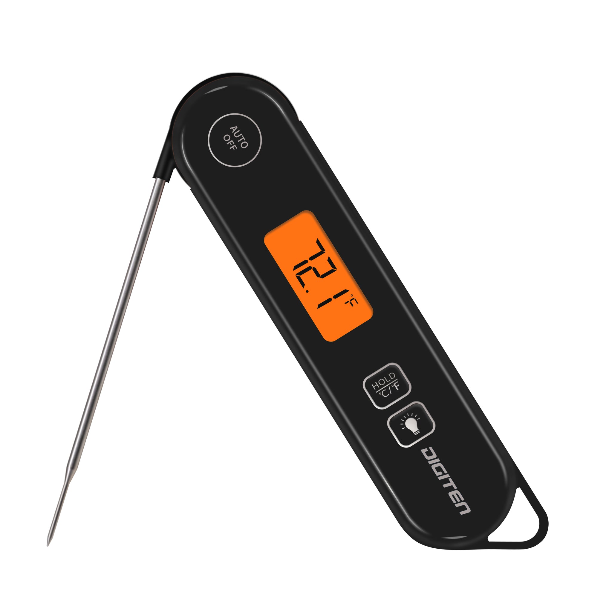 Digital Instant Read Meat Thermometer - Waterproof Kitchen Food Cooking  Thermometer with Backlight LCD - Best Super Fast Electric Meat Thermometer  Probe for BBQ Grilling Smoker Baking Turkey 